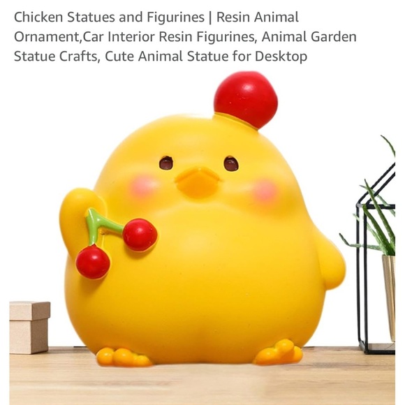 4/$29Chicken Figurines,Car Interior Cute Animal Statue for Desktop - Picture 2 of 11